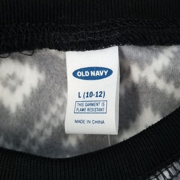 Gray/Black Fleece PJ Set - Picture 3 of 5